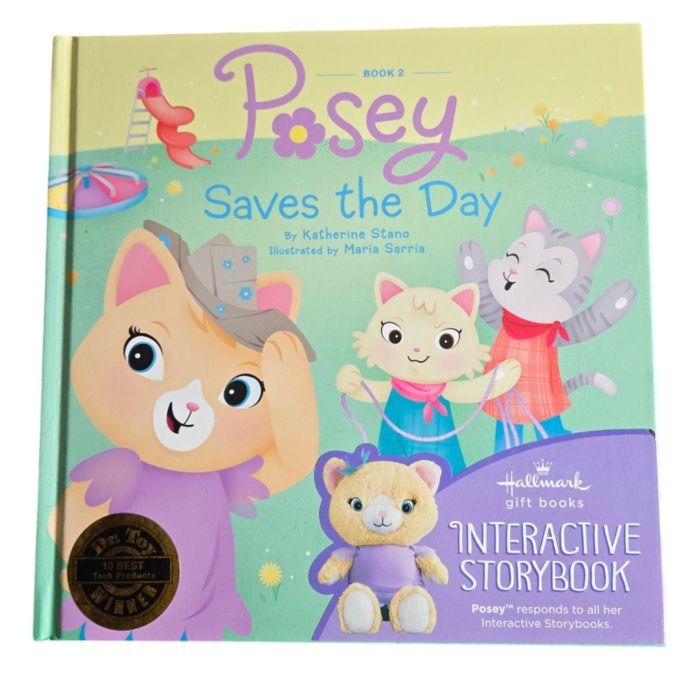 Hallmark Posey Saves the Day Interactive Storybook Hardcover Book 2